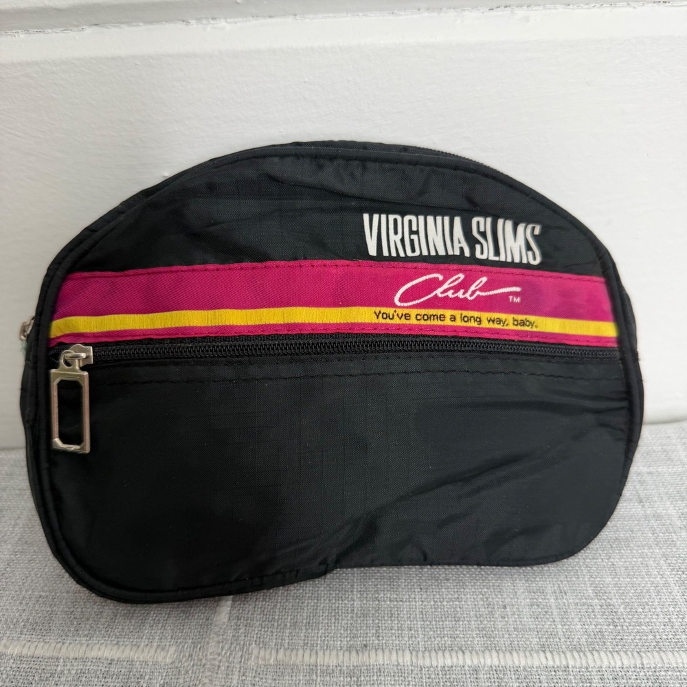 Virginia Slims Club Makeup Bag 90s Momcore Cigarette‎ Memorabilia
